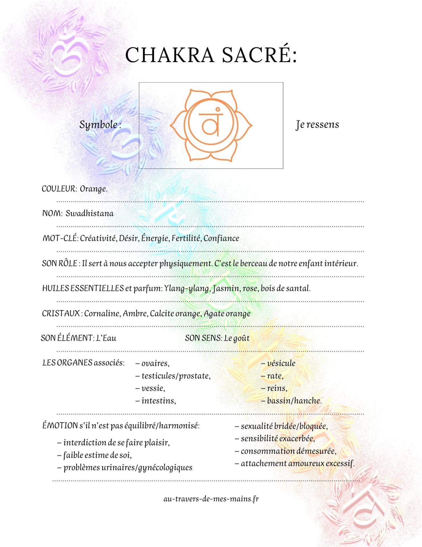 Chakra sacre