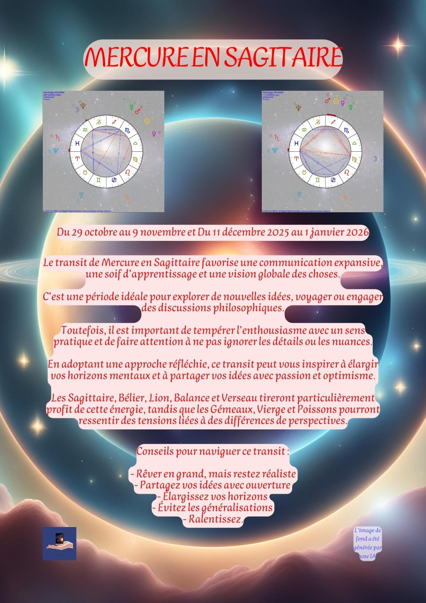 Mercure en sagitaire