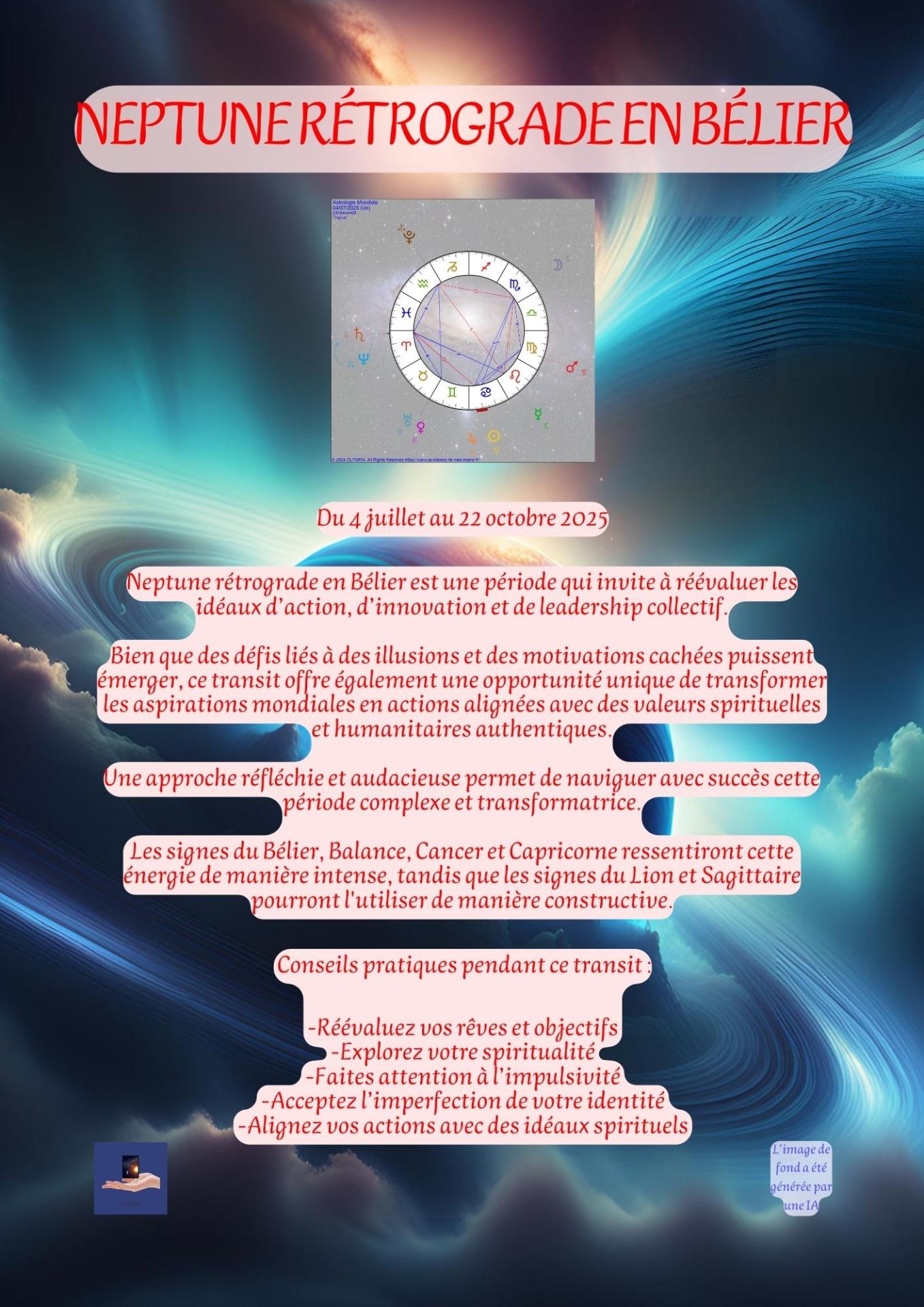 Neptune retrograde en belier