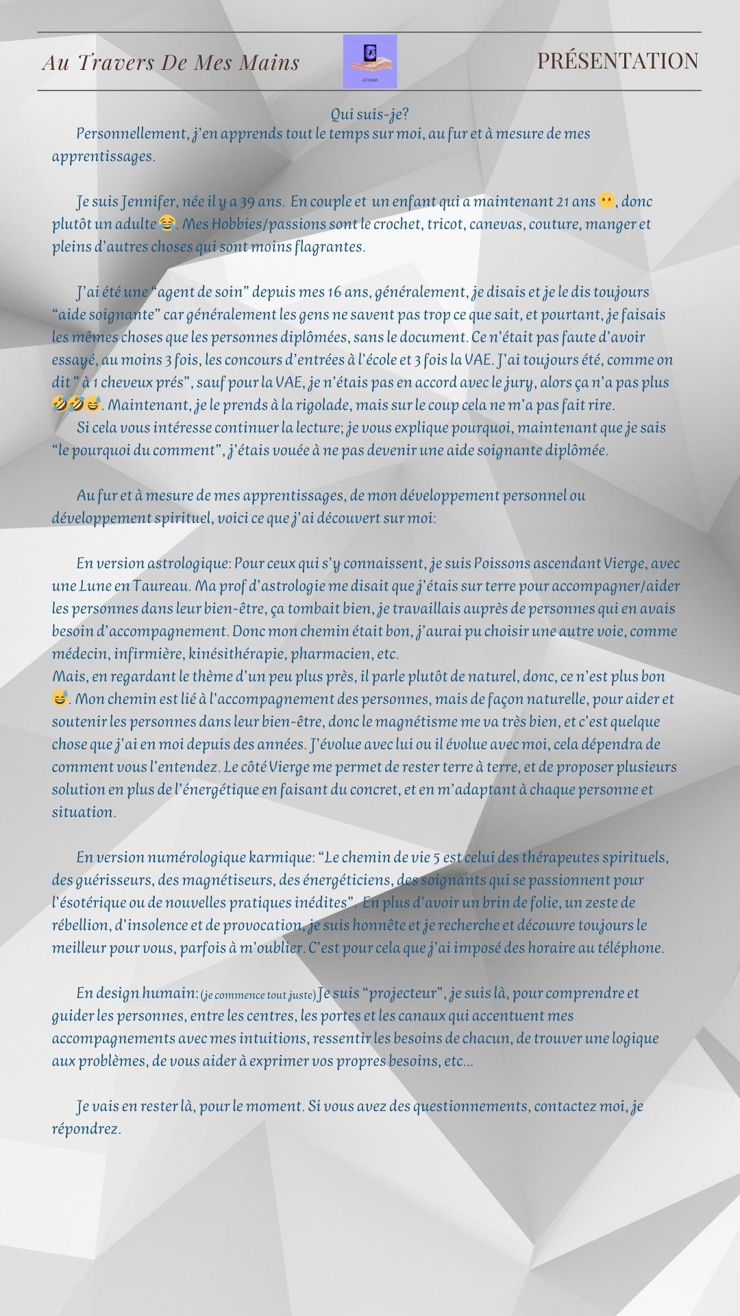 Presentation de moi