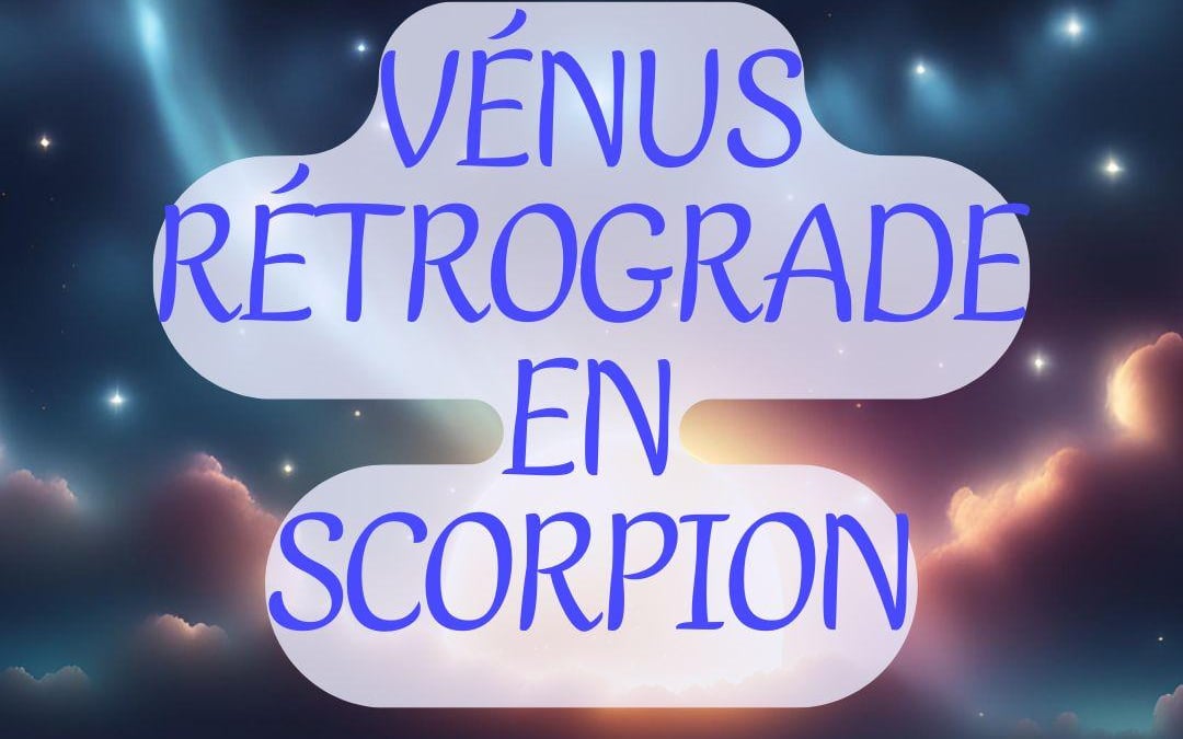 Venus retro en scorpion