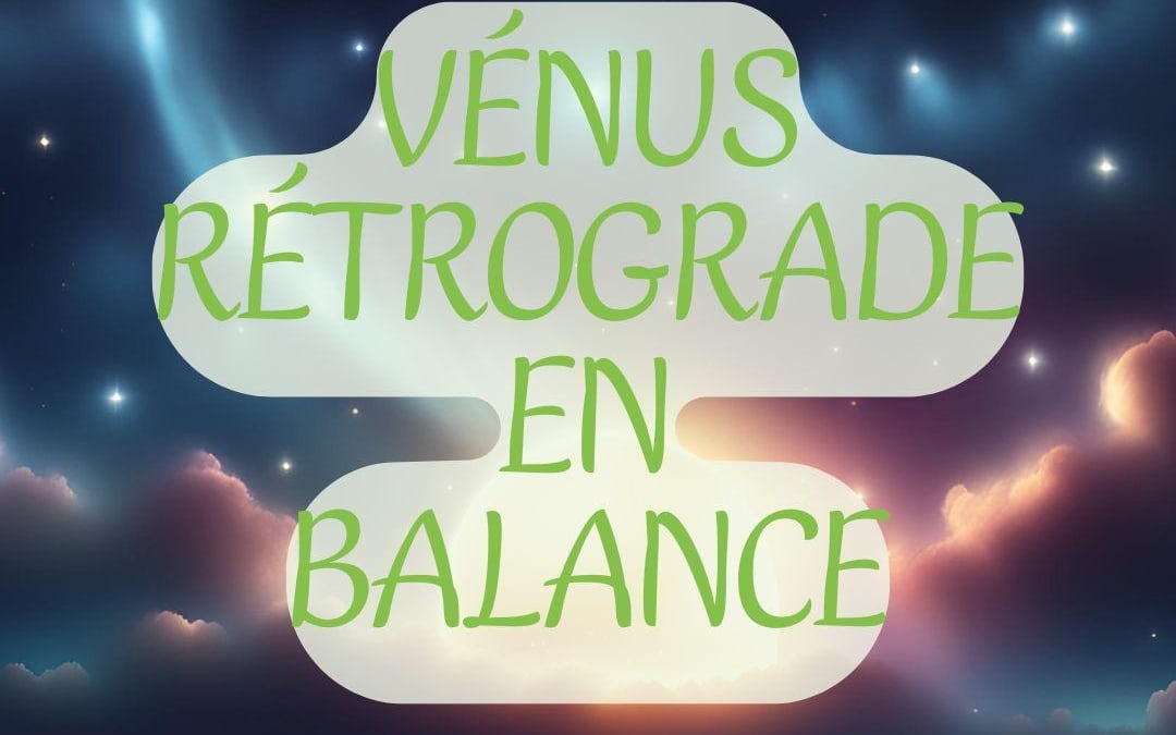 Venus retrograde en balance